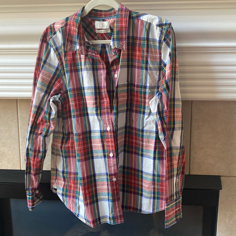 JCrew classic fit Stewart tartan shirt